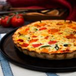Pizza rustica di peperoni