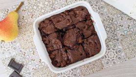 Brownies pere e cioccolato