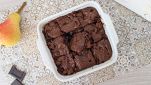 Brownies pere e cioccolato