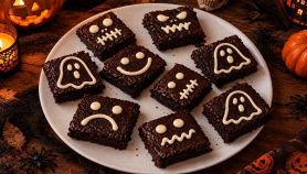 Brownies decorati per Halloween