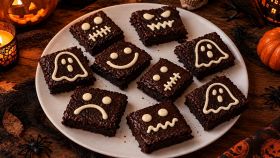 Brownies decorati per Halloween