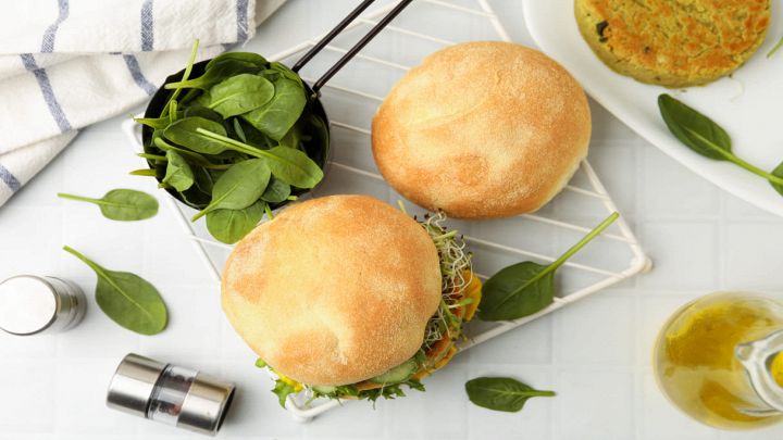 Burger vegetale da ufficio