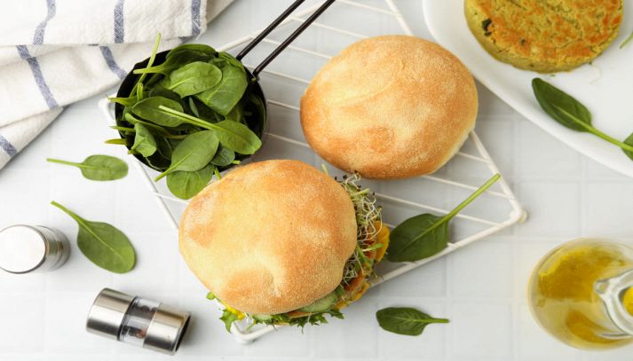 Burger vegetale da ufficio