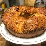 Ciambella cacio e pepe cotta