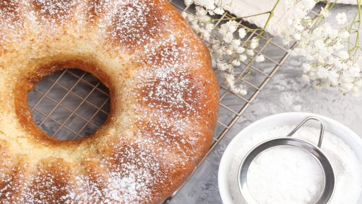 Ciambella con tofu e cannella