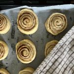 fare lievitare cinnamon bun