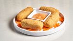 piatto con crocchette di riso