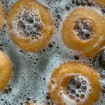 frittura donuts vegani alla zucca