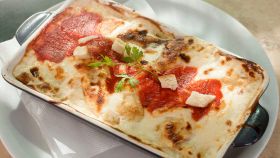 Lasagne di pane carasau al pomodoro