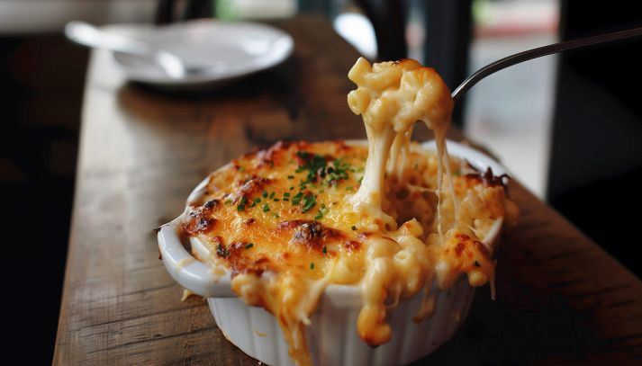 Ciotola con mac and cheese