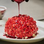 Panna cotta a forma di cervello