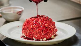 Panna cotta a forma di cervello