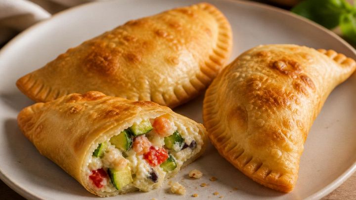 Panzerotti con verdure e ricotta (o del contadino)