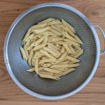 pasta cotta e scolata