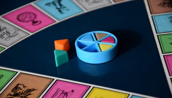Pezzi del gioco da tavolo Trivial Pursuit