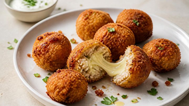 Polpette di fagioli con provola