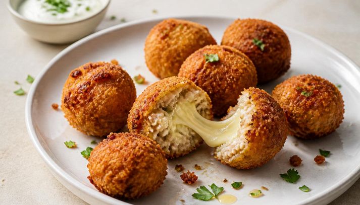 Polpette di fagioli con provola
