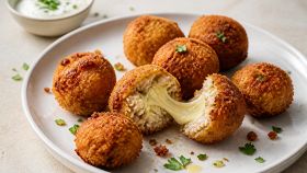 Polpette di fagioli con provola