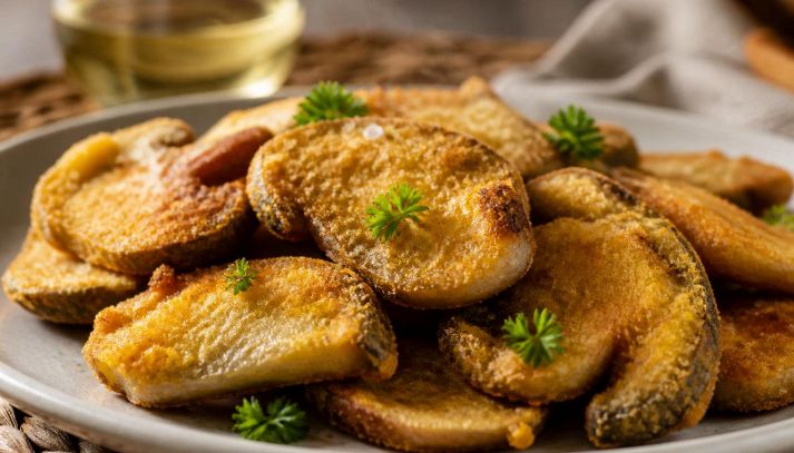 Porcini fritti impanati