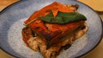 piatto parmigiana di melanzane