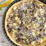 Quiche al radicchio cruda