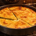 Sformato di semolino nel forno