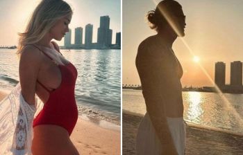 Diletta Leotta forse incinta in vacanza a Dubai: 