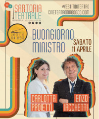 Buongiorno Ministro: il nuovo spettacolo di Enzo Iacchetti e Carlotta Proietti