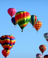 San Valentino in mongolfiera