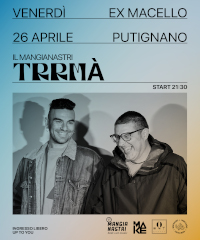 A Putignano arriva il duo elettronico Trrmà in concerto