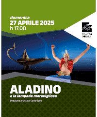 Aladino e la lampada meravigliosa - Via Fanelli, Bari (BA) - Stagione Teatrale 2024-2025 al Teatro Forma “Aladino e la Lampada meravigliosa”, della compagnia teatrale Officina Dioniso per la regia di Francesco R...