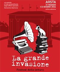 La grande invasione, il Festival di Letteratura arriva ad Aosta