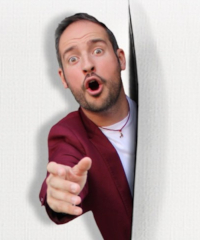 Filippo Caccamo in scena con