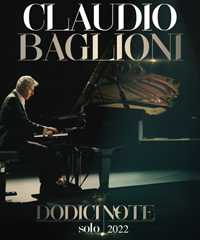 Claudio Baglioni in concerto nei teatri più prestigiosi d'Italia