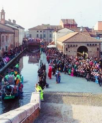 Carnevale sull'acqua 2026 a Comacchio