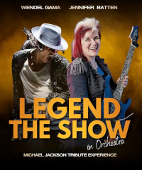 Jennifer Batten e Wendel Gama in "Legend the Show in Orchestra", tributo a Michael Jackson