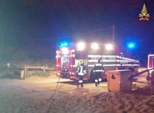In Fiamme Bar Spiaggia Libera A Tirrenia Pisa