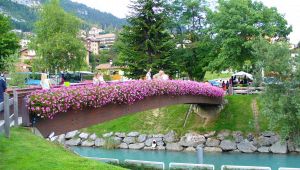 Ponte fiorito di Molveno