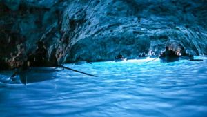 Grotta azzurra evidenzia