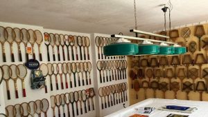 Mille racchette dei big del tennis