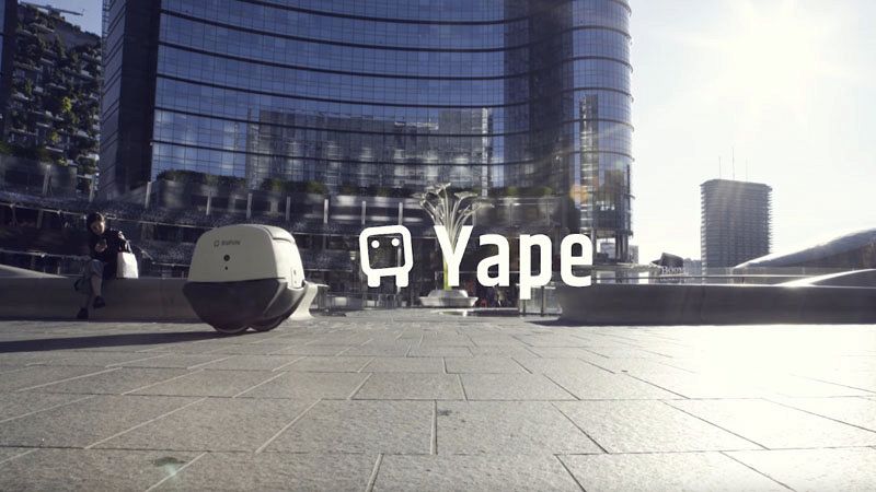 Yape, il fattorino robot consegna pacchi a Cremona