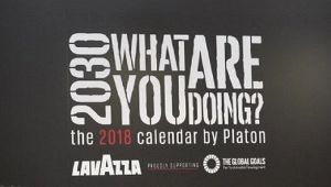 Lavazza/Calendario Lavazza 2018: 17 ritratti per uno sviluppo sostenibile