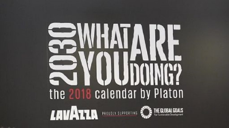 Lavazza/Calendario Lavazza 2018: 17 ritratti per uno sviluppo sostenibile