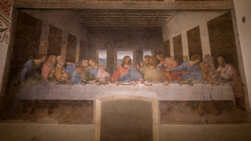 l ultima cena leonardo milano