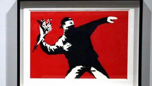 Sansepolcro, Banksy incontra Piero della Francesca