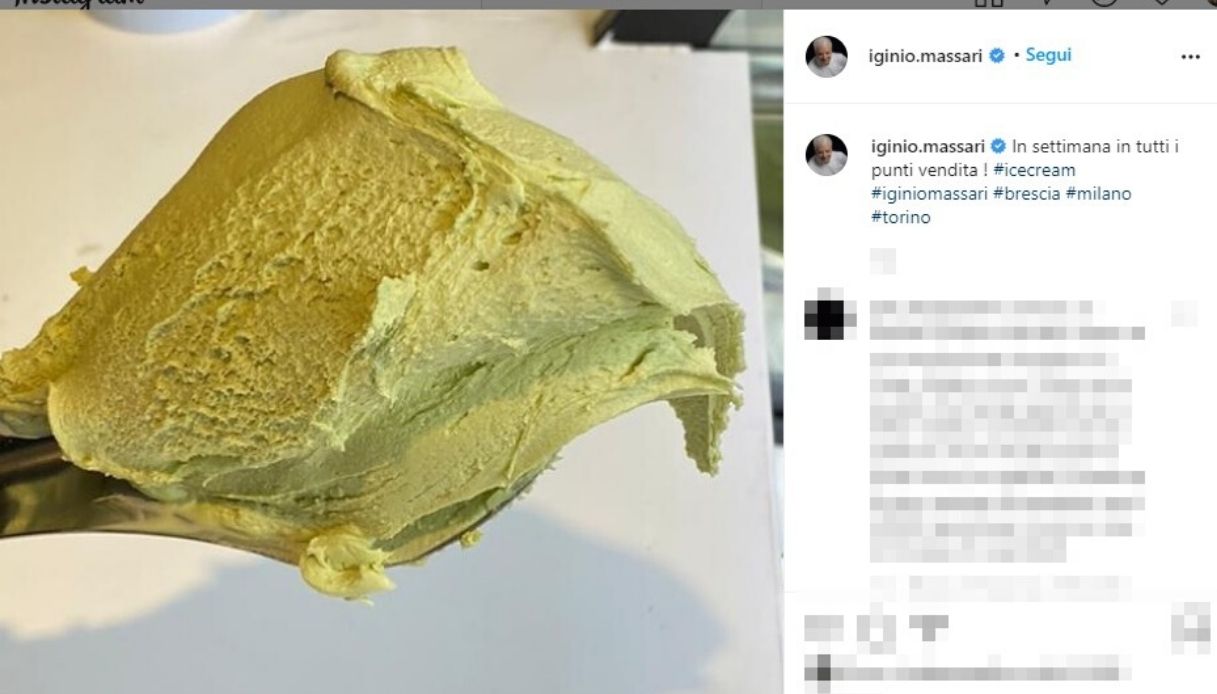 Iginio Massari presenta il suo gelato: dove si potrà mangiarlo