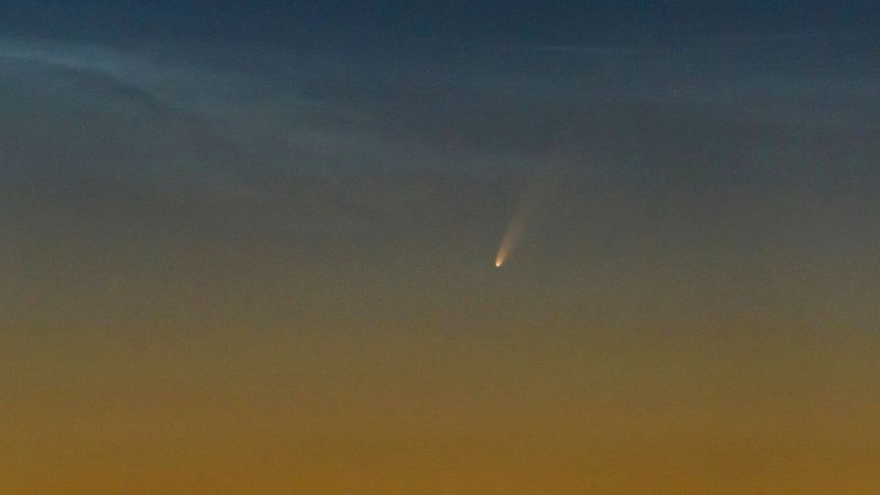 Cometa Neowise nel cielo ungherese