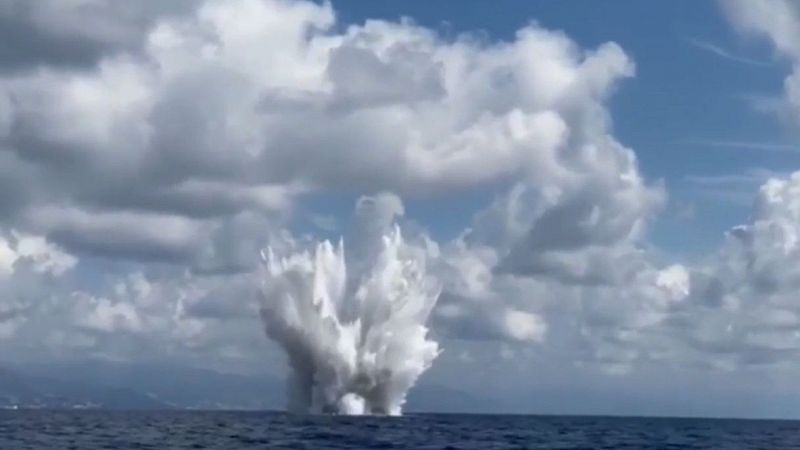 Savona, neutralizzata una bomba di aereo davanti alla costa