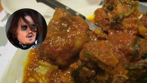 Johnny Depp stregato dalla Coda alla Vaccinara