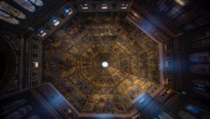 Battistero di Firenze restauro dei mosaici interni